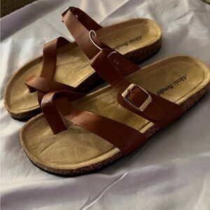 Aldo Brue Tan Women's Sandals with Strap